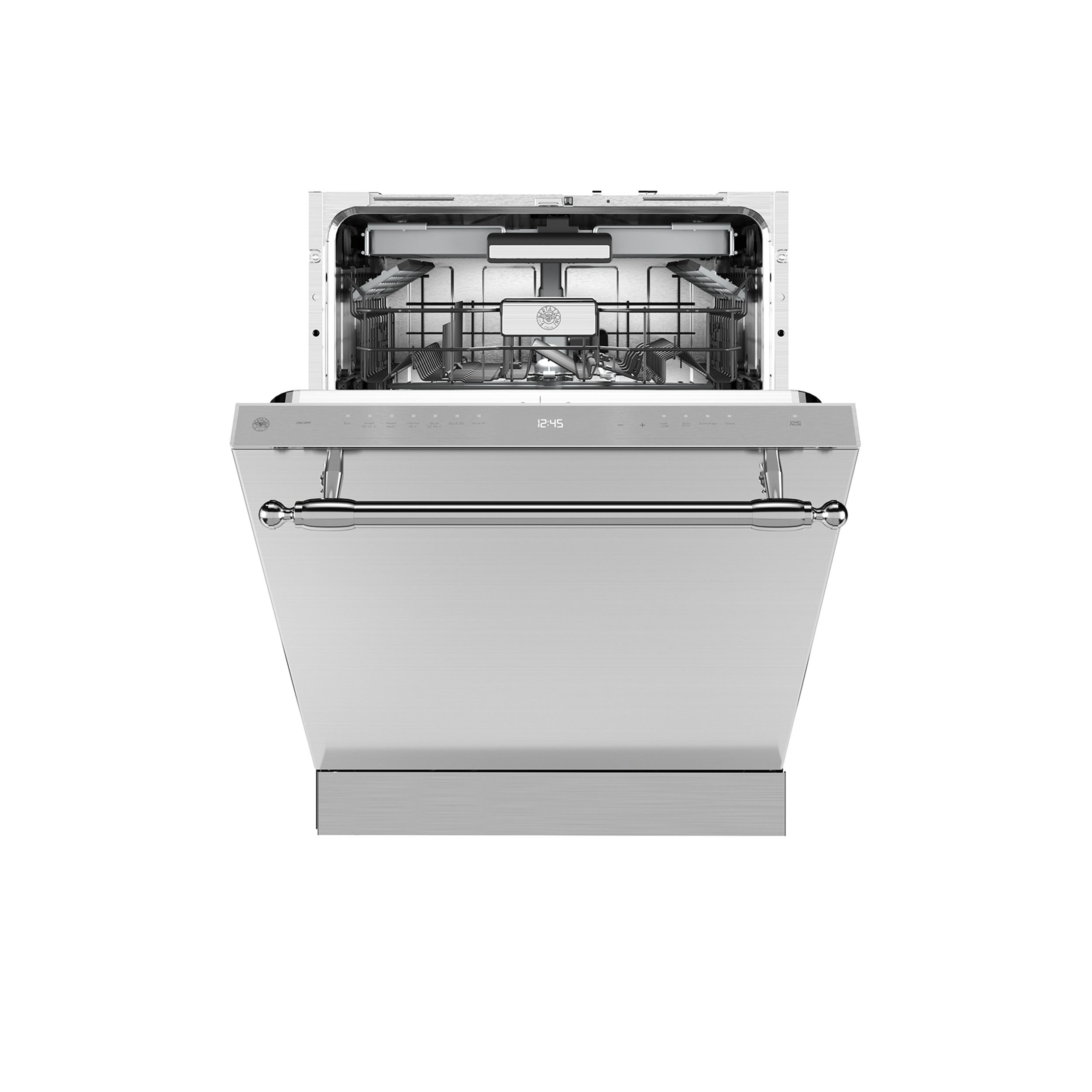 ΠΛΥΝΤΗΡΙΟ ΠΙΑΤΩΝ BERTAZZONI DW60S3UDXDP HERITAGE | ΗΜΙ-ΕΝΤΟΙΧΙΖΟΜΕΝΟ | INOX ΠΟΡΤΑ+ΧΕΡΟΥΛΙ